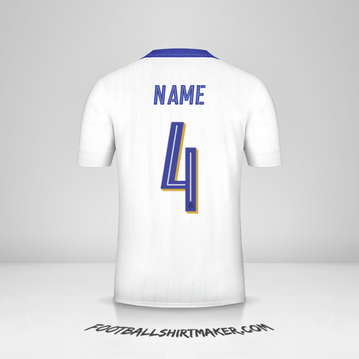 Shirt Italy 2016 Away -  name - 4