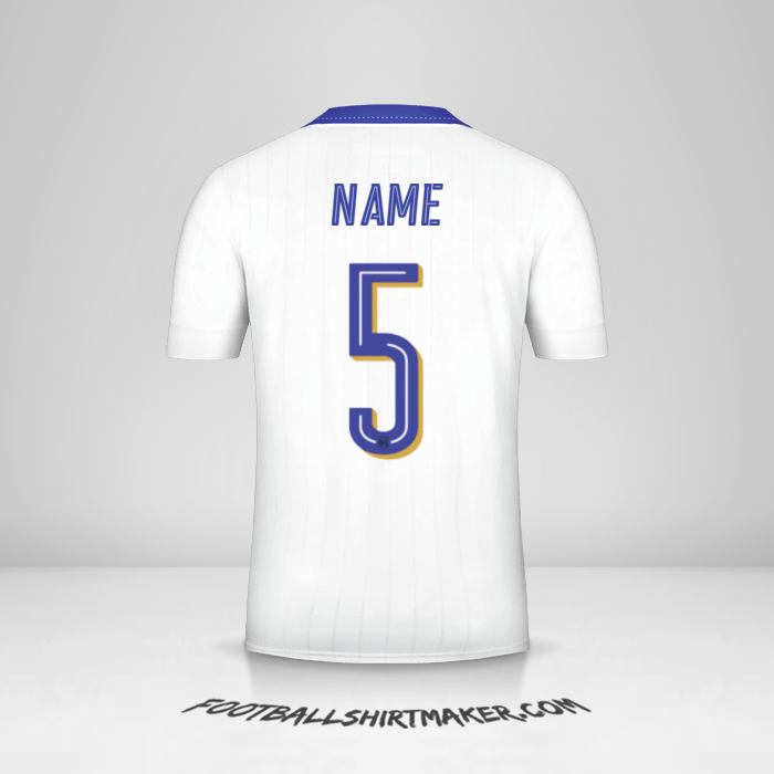 Shirt Italy 2016 Away -  name - 5
