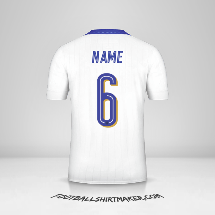 Shirt Italy 2016 Away -  name - 6