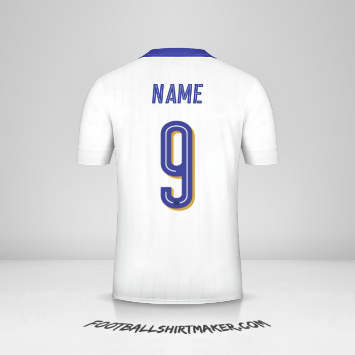 Shirt Italy 2016 Away -  name - 9