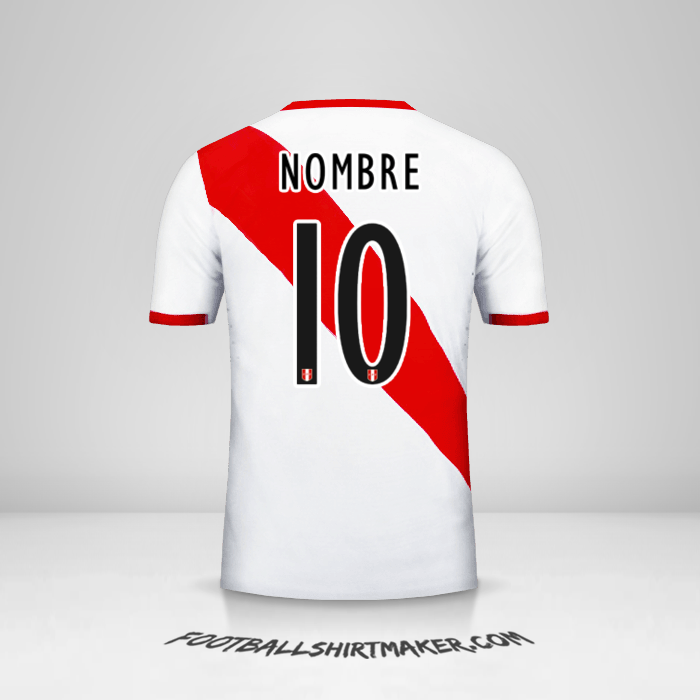 Jersey Peru 2015/16 -  nombre - 10