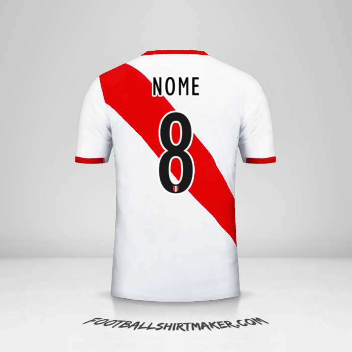 Camisa Peru 2015/16 -  nome - 8