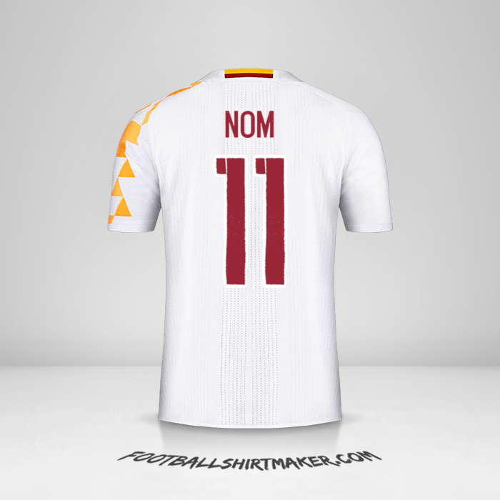 Maillot Espagne 2016 Extérieur -  nom - 11