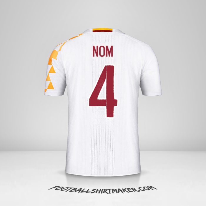 Maillot Espagne 2016 Extérieur -  nom - 4