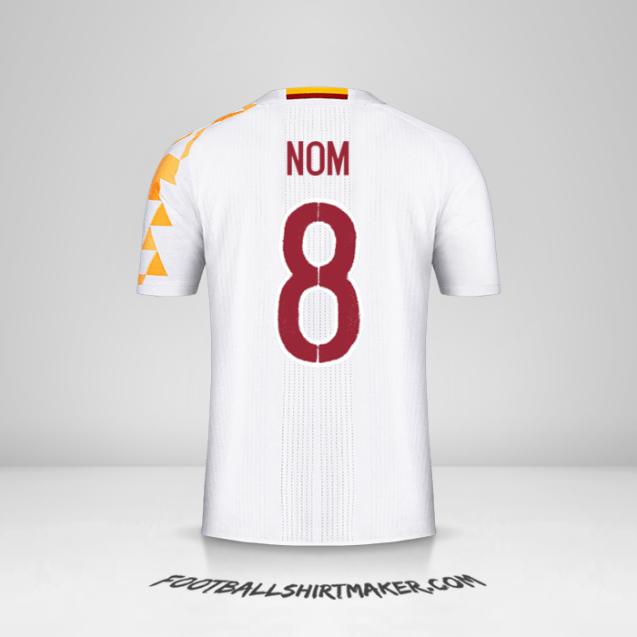 Maillot Espagne 2016 Extérieur -  nom - 8