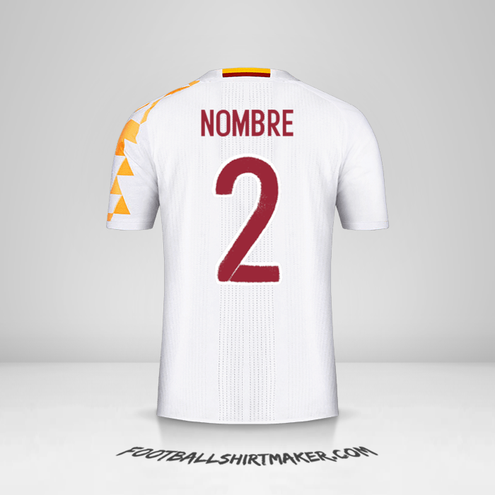 Camiseta España 2016 Visita -  nombre - 2