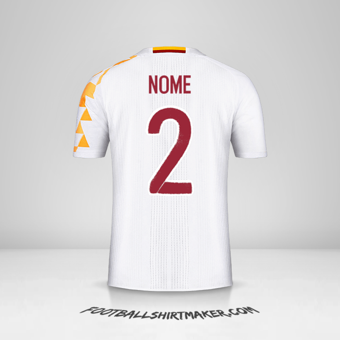 Maglia Spagna 2016 Seconda -  nome - 2