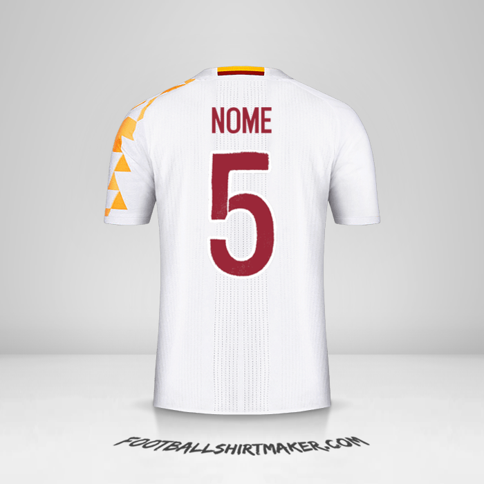 Camisola Espanha 2016 Alternativa -  nome - 5