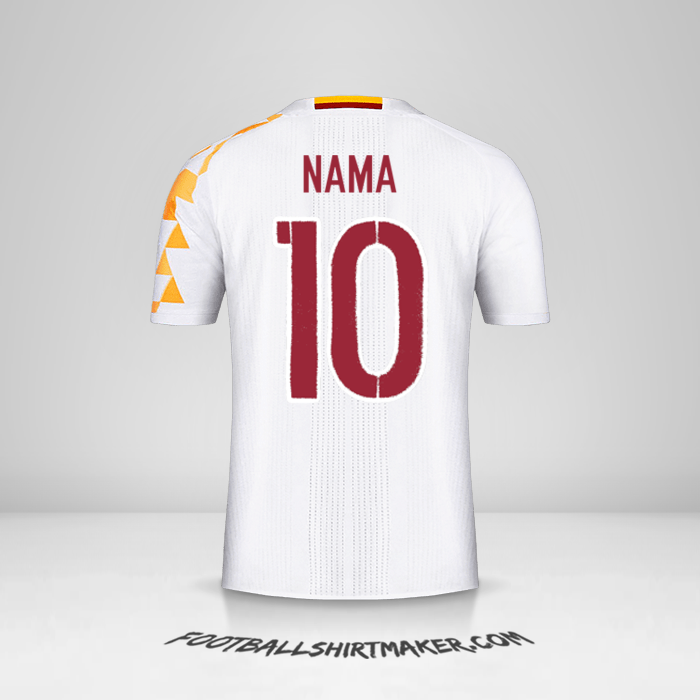 Jersey Spanyol 2016 Alternatif -  nama - 10