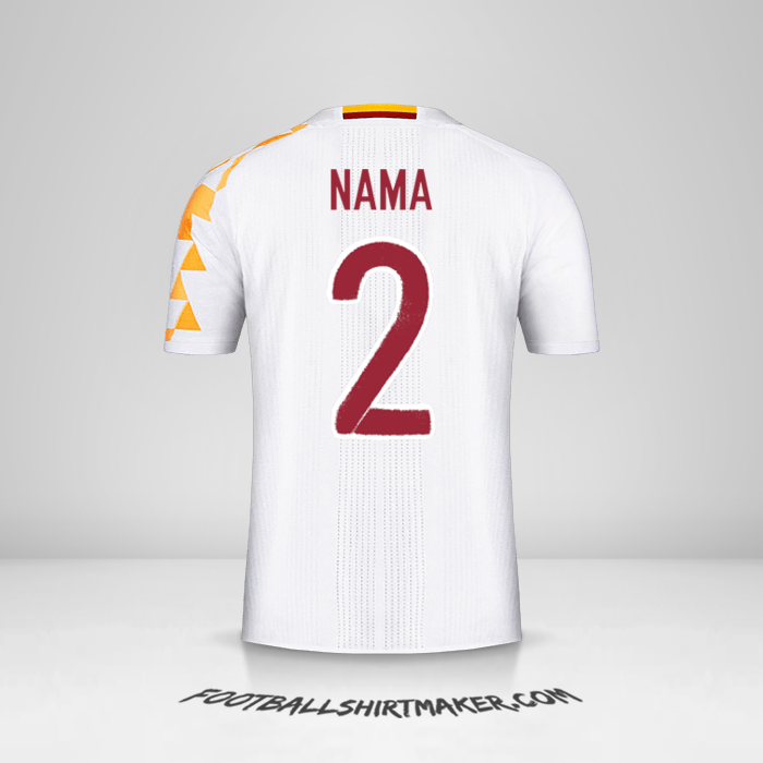 Jersey Spanyol 2016 Alternatif -  nama - 2