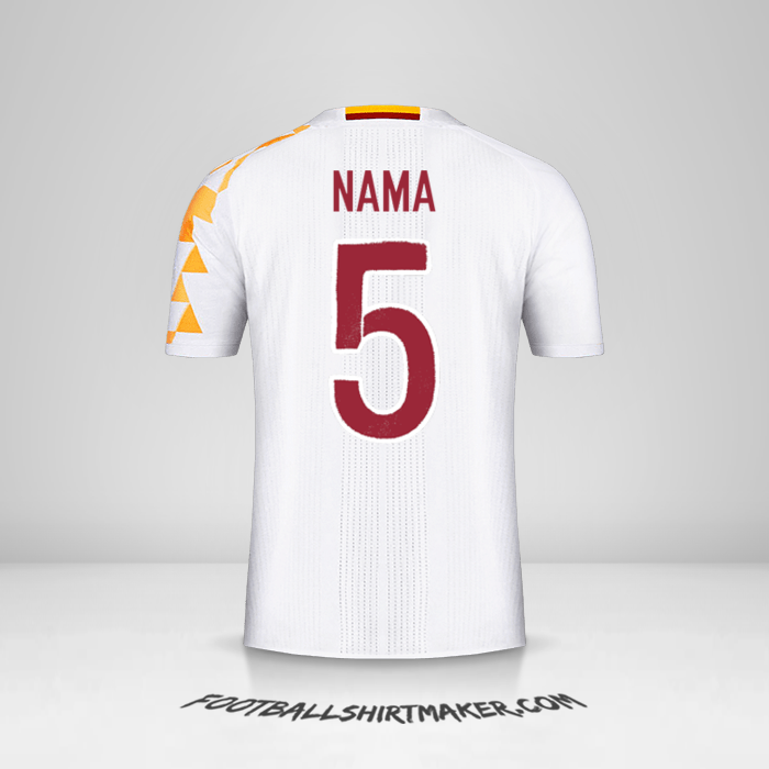Jersey Spanyol 2016 Alternatif -  nama - 5