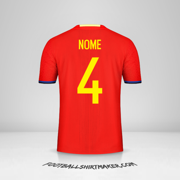 Maglia Spagna 2016 -  nome - 4