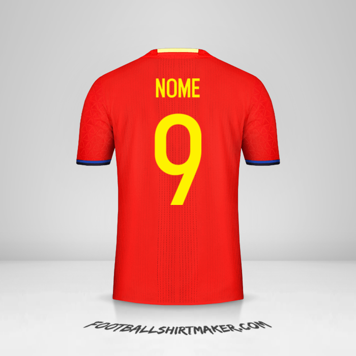 Maglia Spagna 2016 -  nome - 9