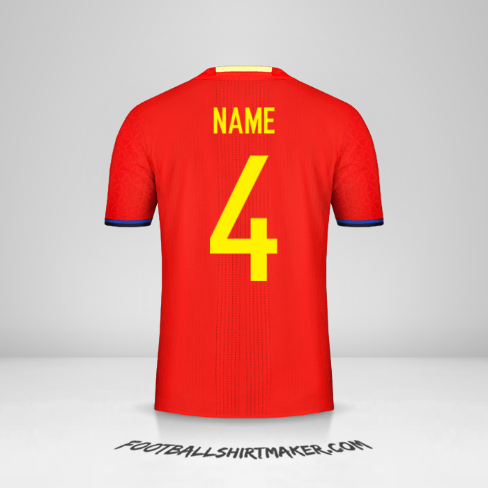 Shirt Spain 2016 -  name - 4