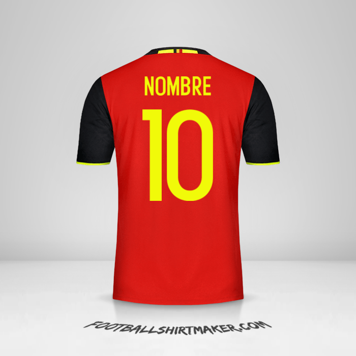 Jersey Belgica 2016 -  nombre - 10