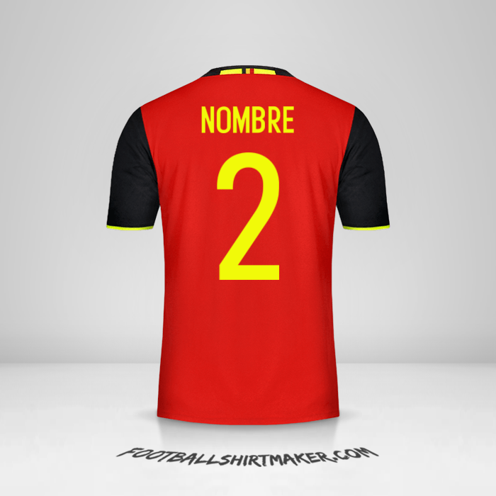 Jersey Belgica 2016 -  nombre - 2