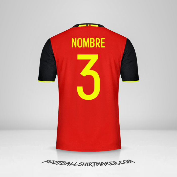 Jersey Belgica 2016 -  nombre - 3