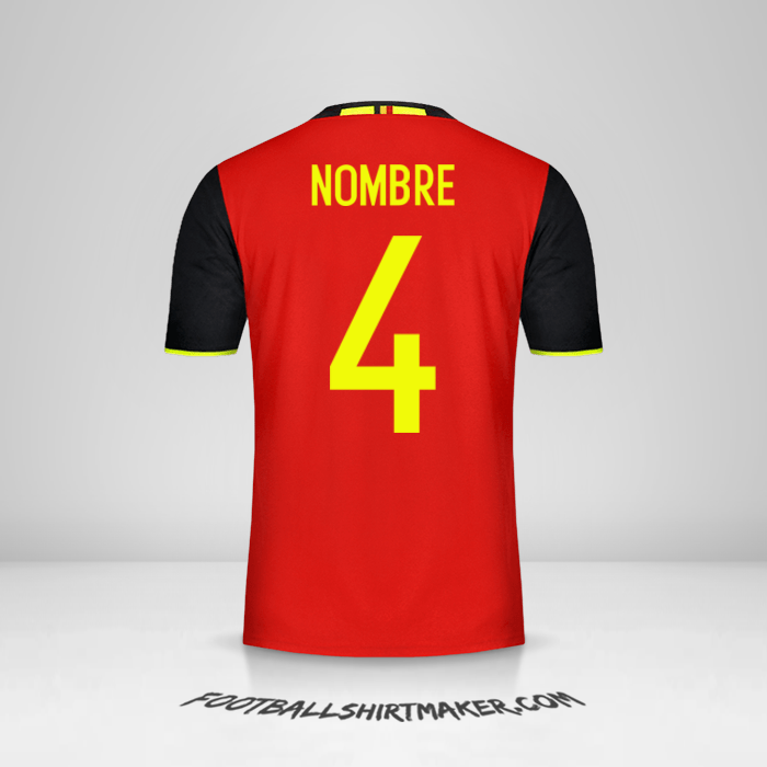 Jersey Belgica 2016 -  nombre - 4
