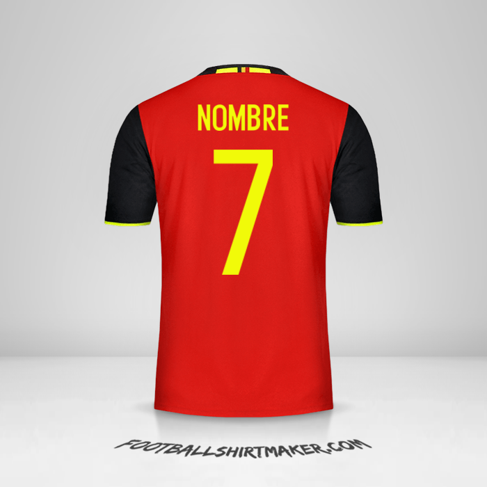 Jersey Belgica 2016 -  nombre - 7