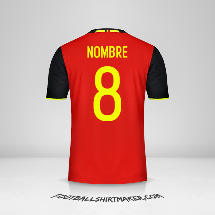 Jersey Belgica 2016 -  nombre - 8