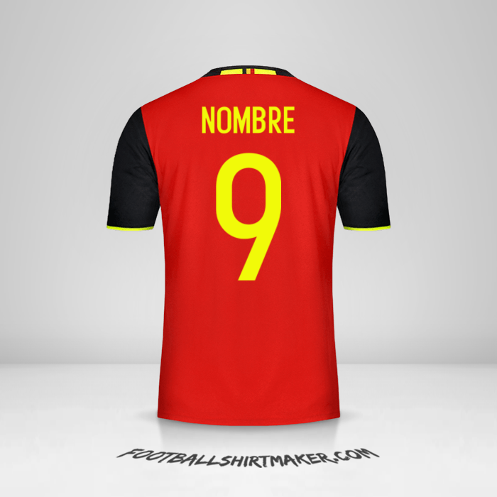 Jersey Belgica 2016 -  nombre - 9