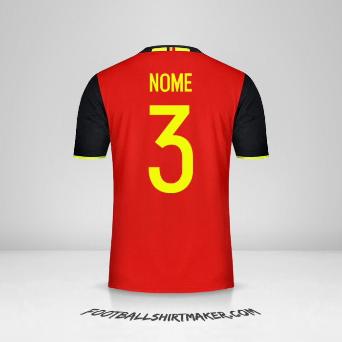 Maglia Belgio 2016 -  nome - 3