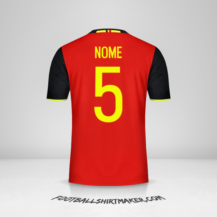 Camisa Bélgica 2016 -  nome - 5
