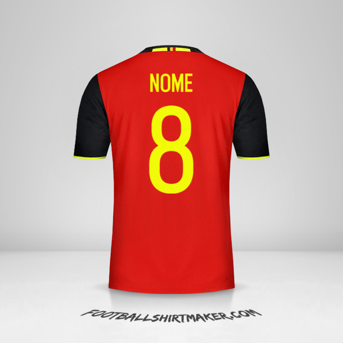 Camisola Bélgica 2016 -  nome - 8