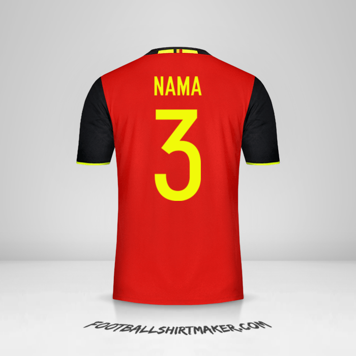 Jersey Belgia 2016 -  nama - 3