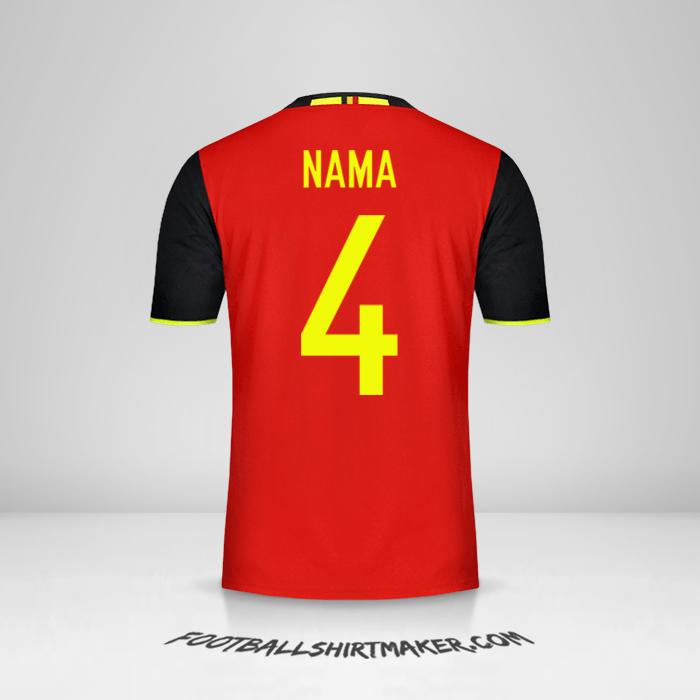 Jersey Belgia 2016 -  nama - 4