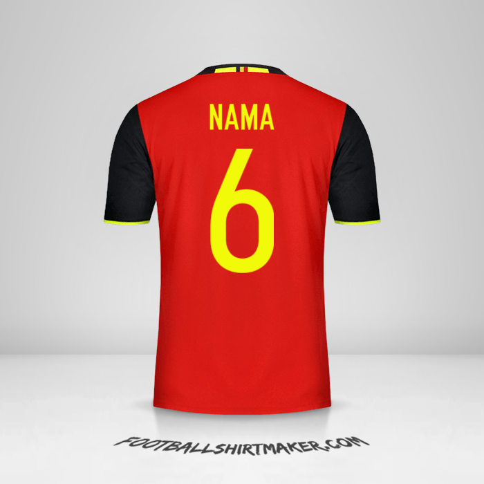 Jersey Belgia 2016 -  nama - 6