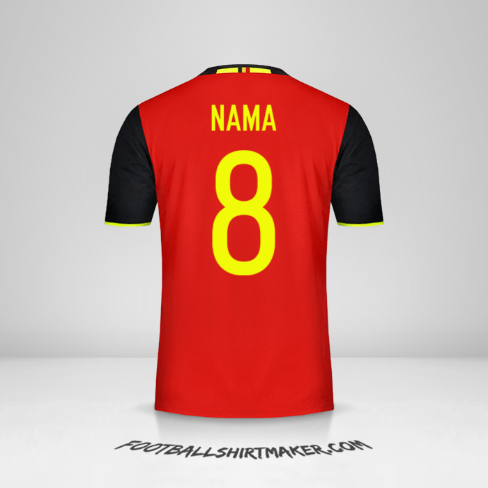 Jersey Belgia 2016 -  nama - 8