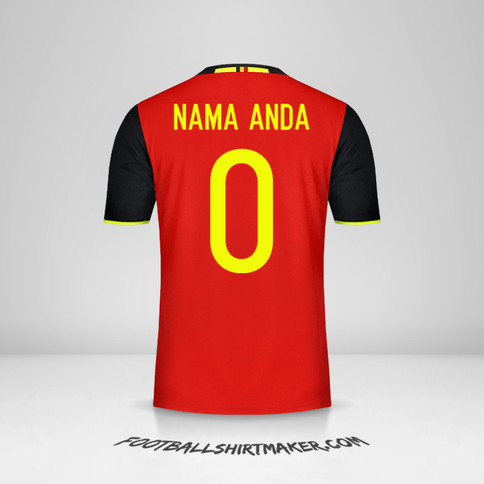 Jersey Belgia 2016 -  nama anda - 0