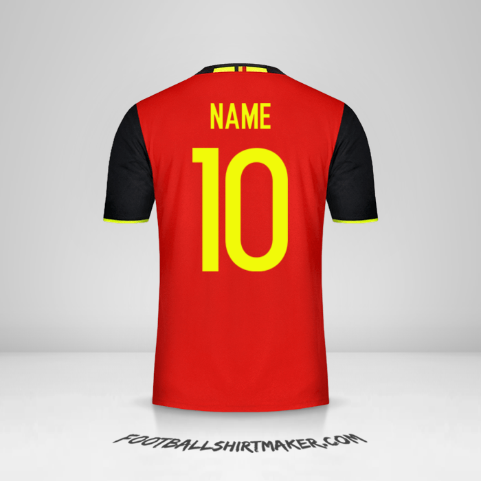 Jersey Belgium 2016 -  name - 10