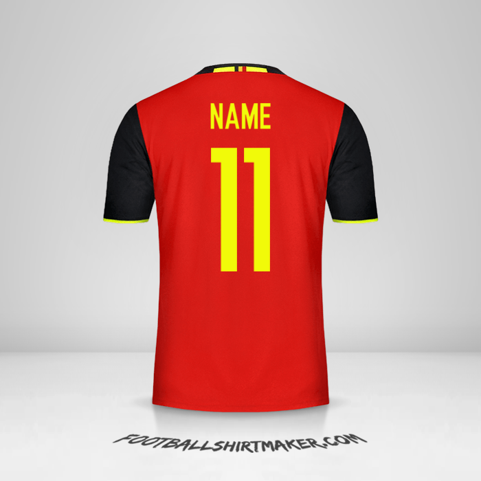 Shirt Belgium 2016 -  name - 11