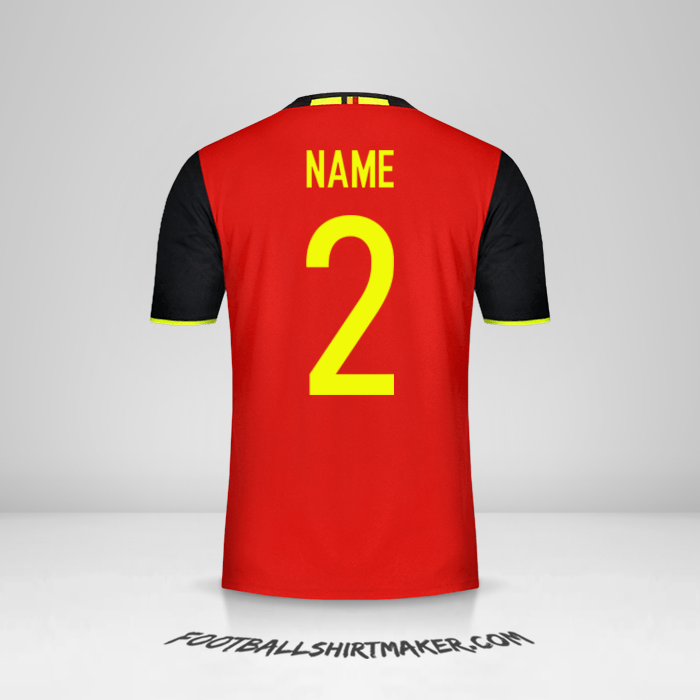 Shirt Belgium 2016 -  name - 2