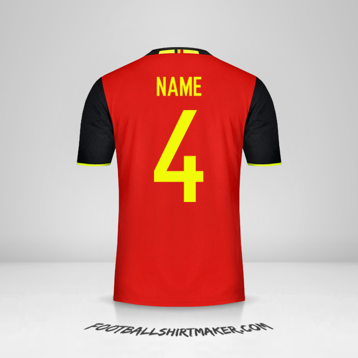 Shirt Belgium 2016 -  name - 4
