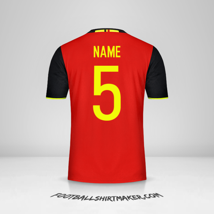 Shirt Belgium 2016 -  name - 5