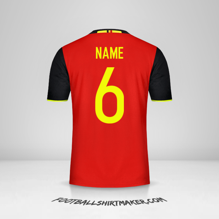 Shirt Belgium 2016 -  name - 6