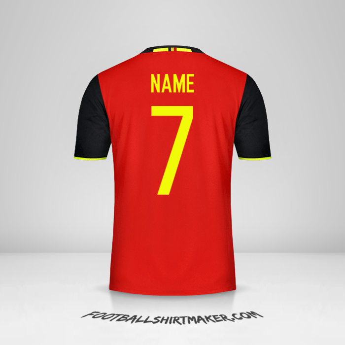 Shirt Belgium 2016 -  name - 7