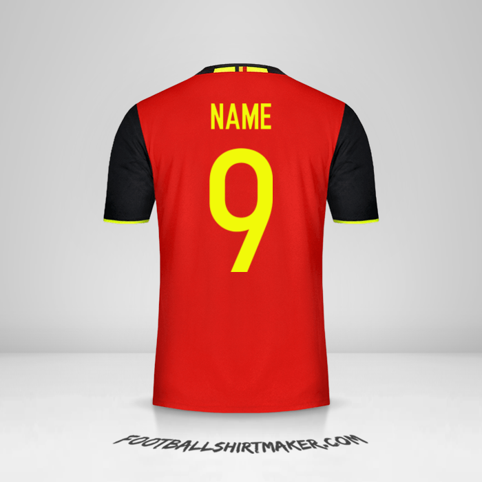 Shirt Belgium 2016 -  name - 9