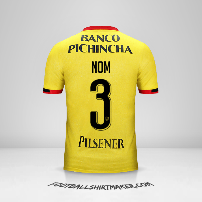 Maillot Barcelona SC 2016 -  nom - 3