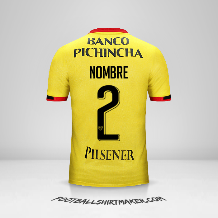 Camiseta Barcelona SC 2016 -  nombre - 2