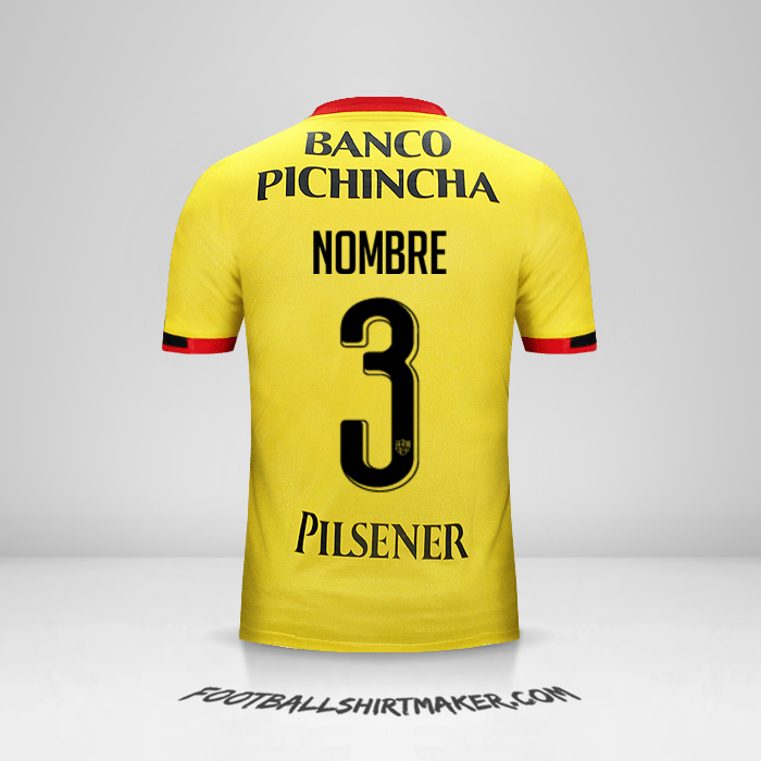 Jersey Barcelona SC 2016 -  nombre - 3