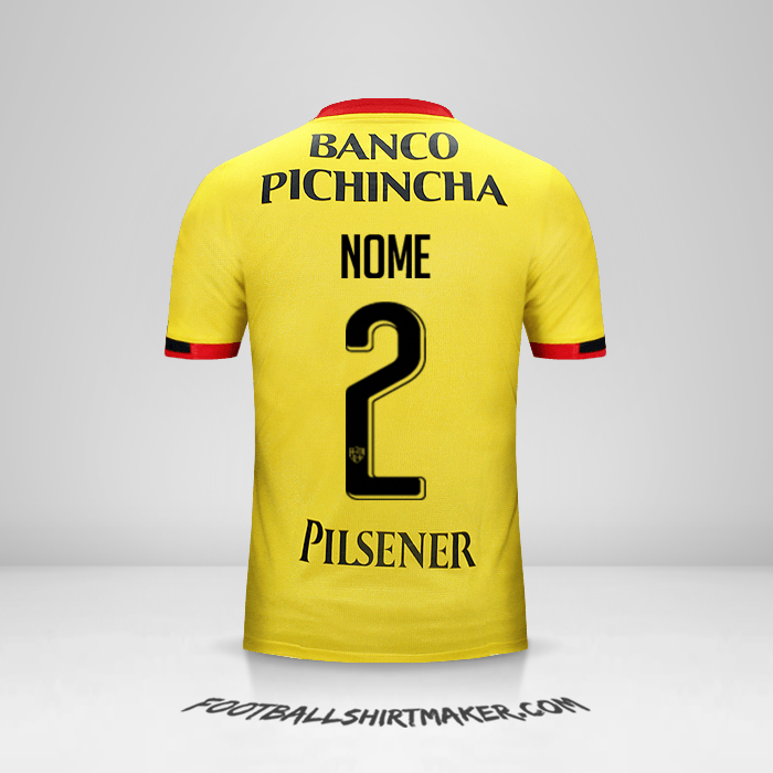 Camisa Barcelona SC 2016 -  nome - 2