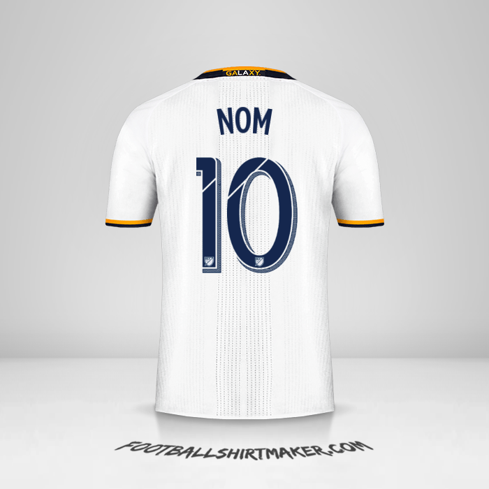 Maillot LA Galaxy 2016/2017 -  nom - 10
