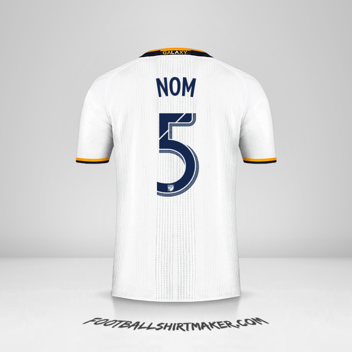 Maillot LA Galaxy 2016/2017 -  nom - 5