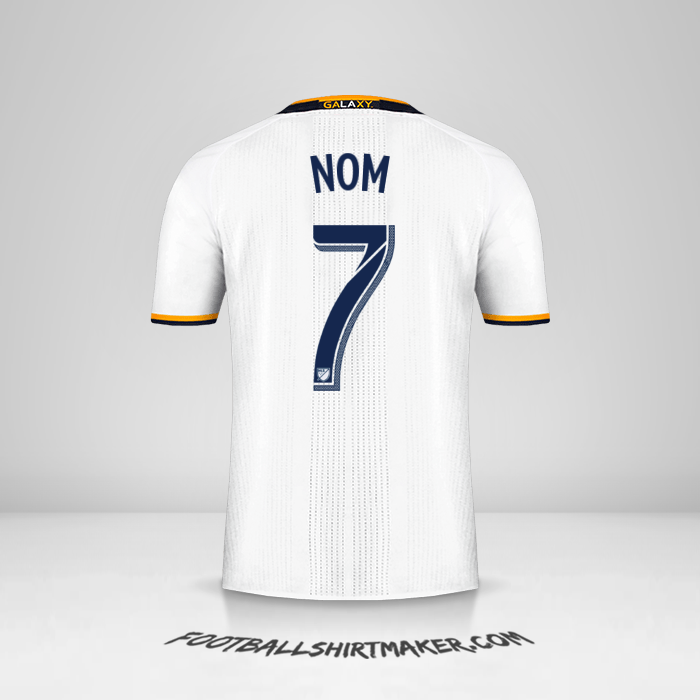 Maillot LA Galaxy 2016/2017 -  nom - 7