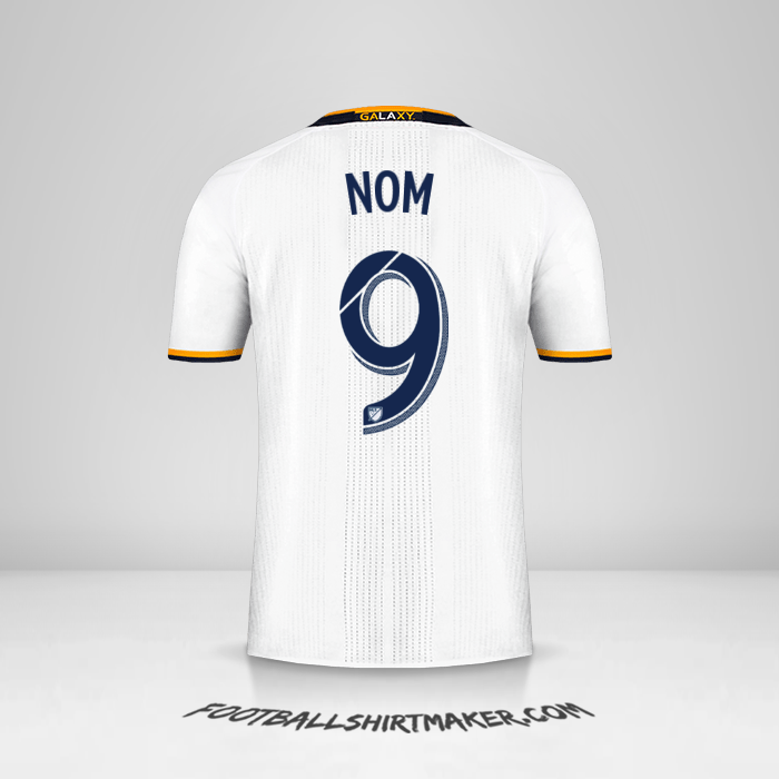 Maillot LA Galaxy 2016/2017 -  nom - 9