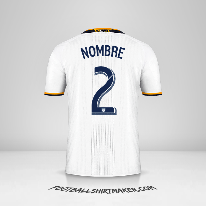 Jersey LA Galaxy 2016/2017 -  nombre - 2
